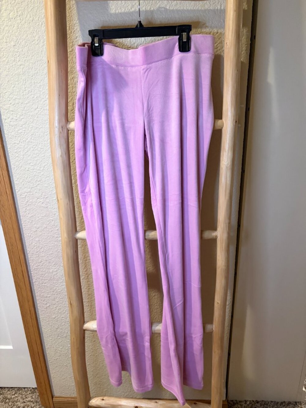 Juicy Couture Pink Velour Tracksuit Hoodie Pants Set Medium NWT - Picture 5 of 8